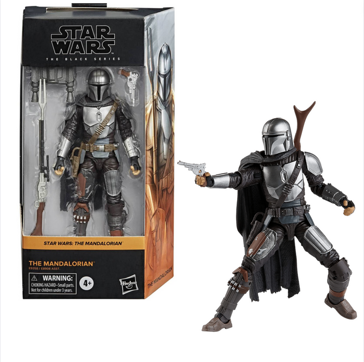 Star Wars The Black Series The Mandalorian (Beskar Armor) 6" Action Figure, Infinity Collectables