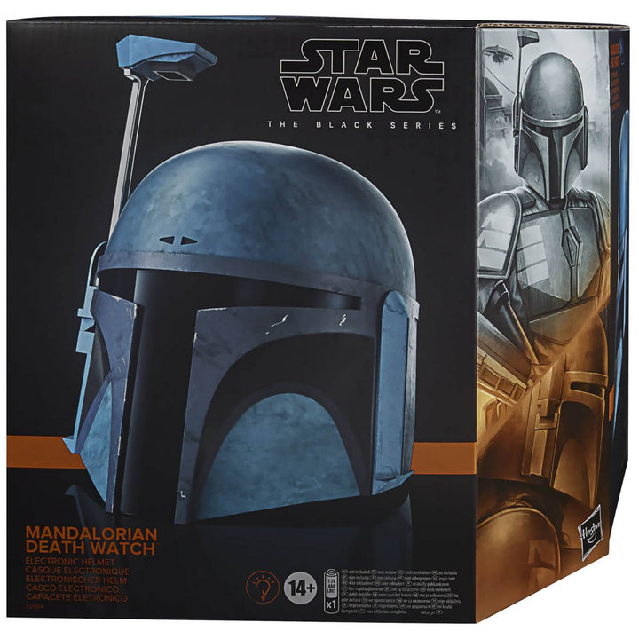 Star Wars The Black Series Mandalorian Death Watch Premium Electronic Helmet, Infinity Collectables , Uncategorized