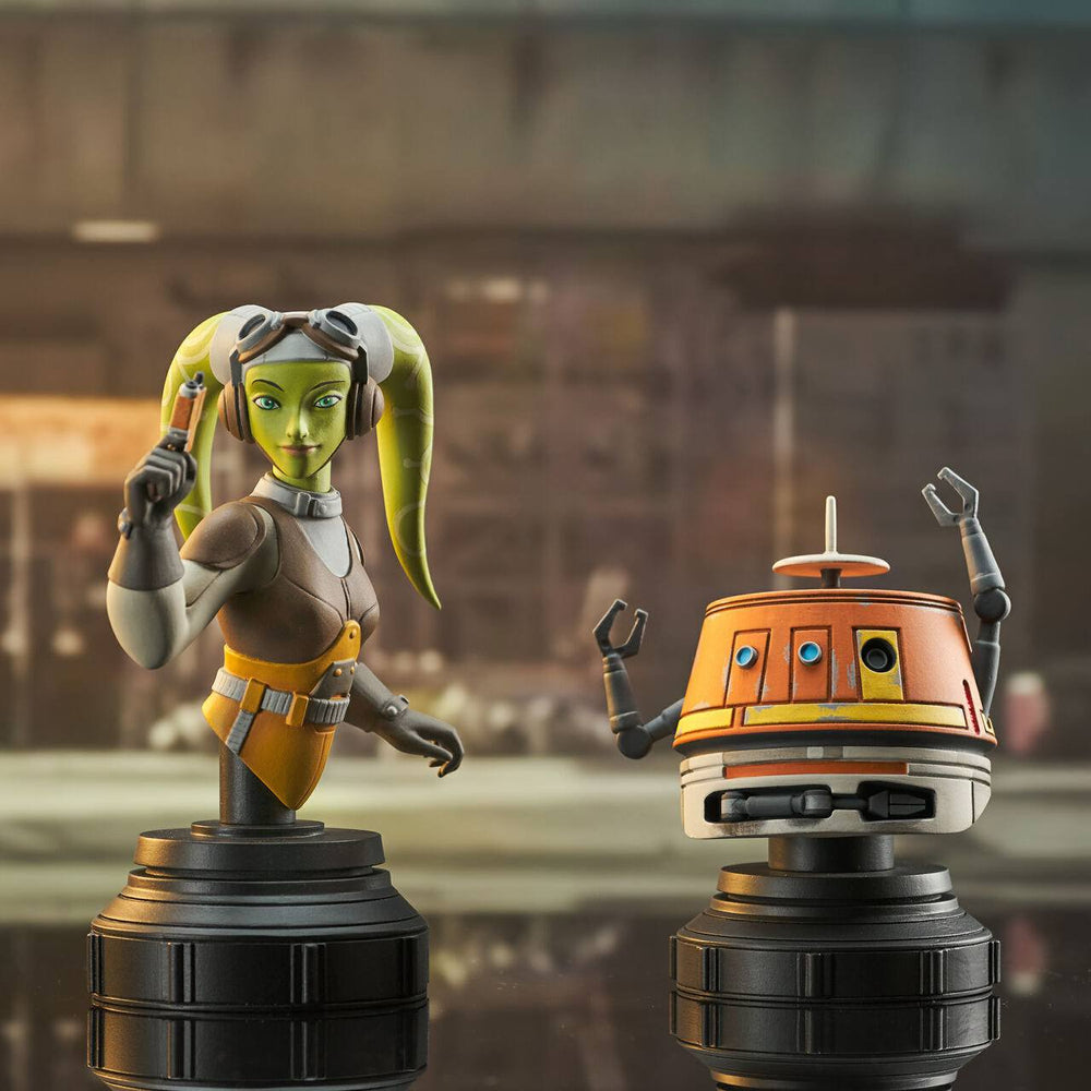 Star Wars Rebels 1/7 Scale Limited Edition Bust Hera and Chopper - Infinity Collectables