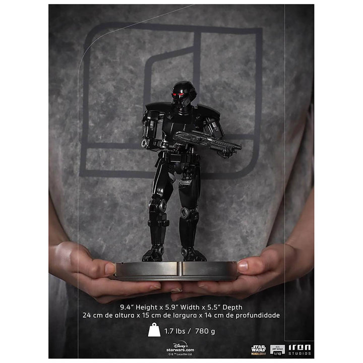 Iron Studios Star Wars The Mandalorian Art Scale Statue 1/10 Dark Trooper, Infinity Collectables , Uncategorized