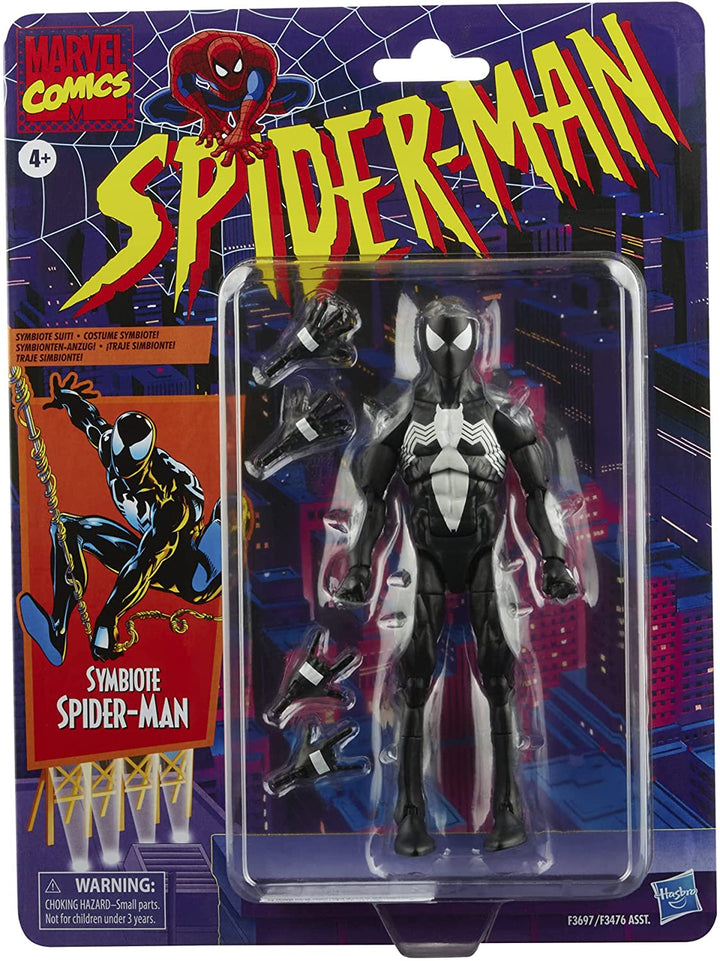 Marvel Legends Spider-Man Classic Series Symbiote Spider-Man, Infinity Collectables