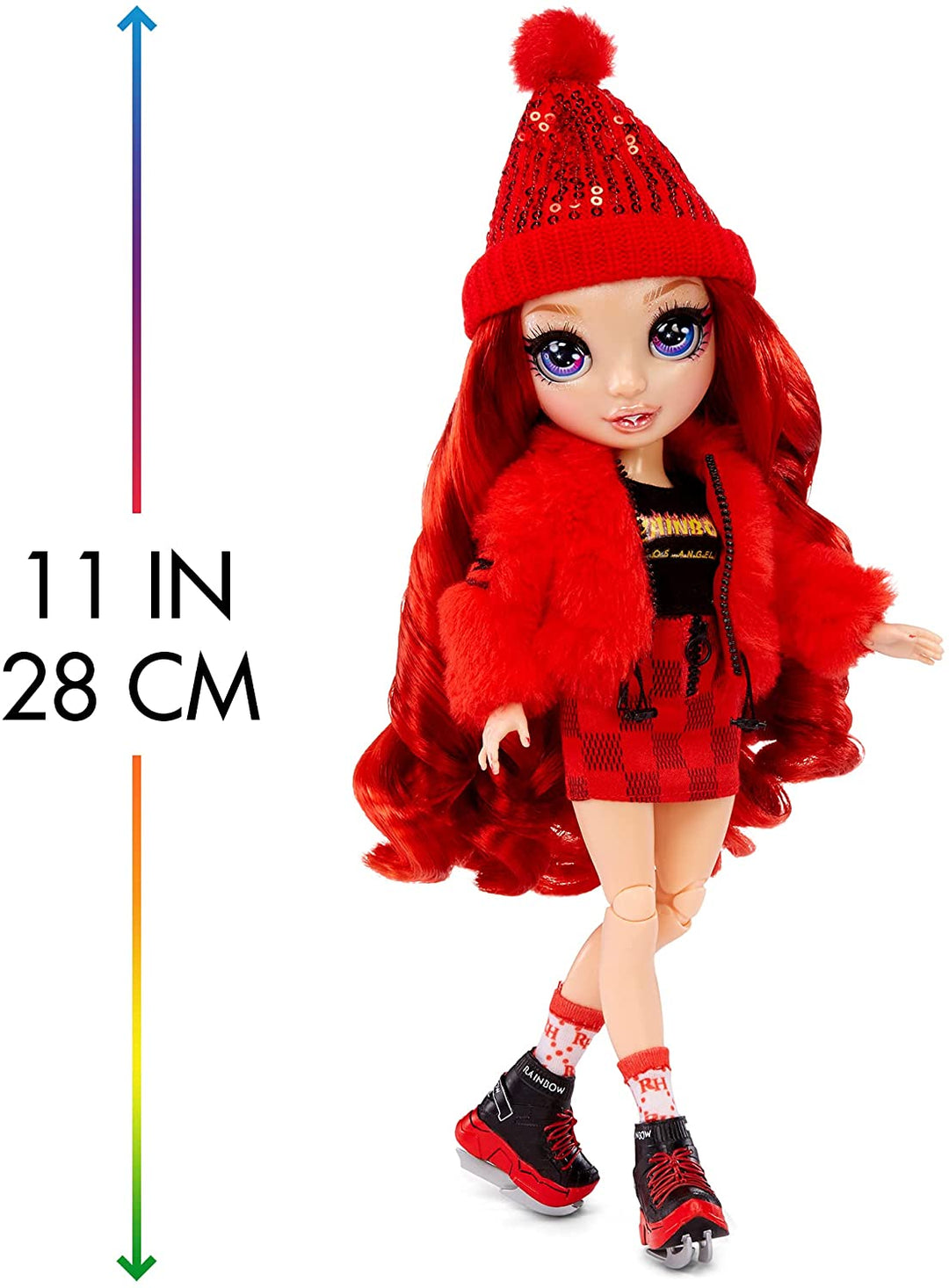 Rainbow High Winter Break Ruby Anderson-Red Fashion Doll, Infinity Collectables