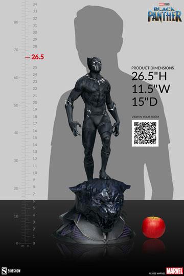Sideshow Marvel Premium Format Statue 1/4 Scale Black Panther 67 cm, Infinity Collectables