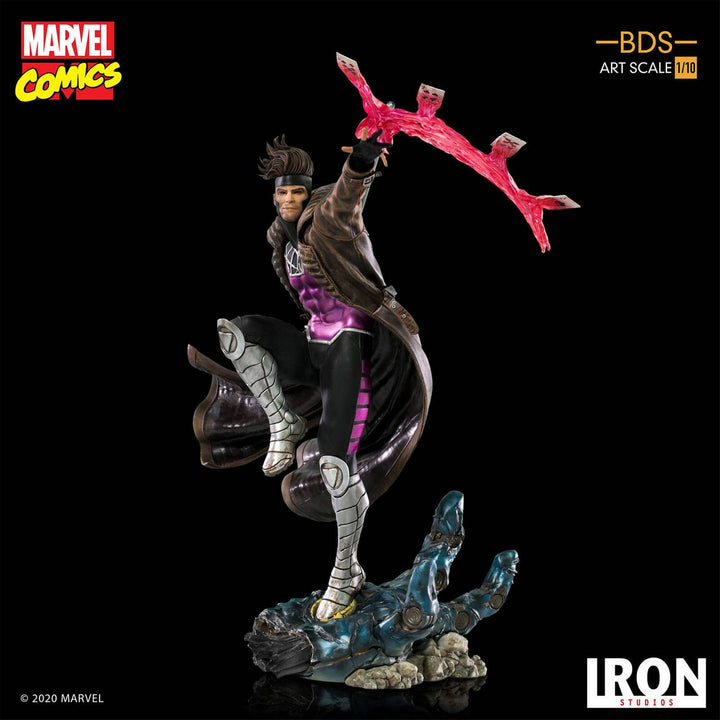 Iron Studios Marvel Comics BDS Art Scale Statue 1-10 Gambit 26 cm, Infinity Collectables