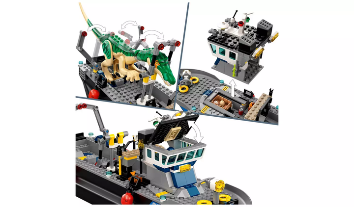 LEGO 76942  Jurassic World Baryonyx Dinosaur Boat Escape, Infinity Collectables