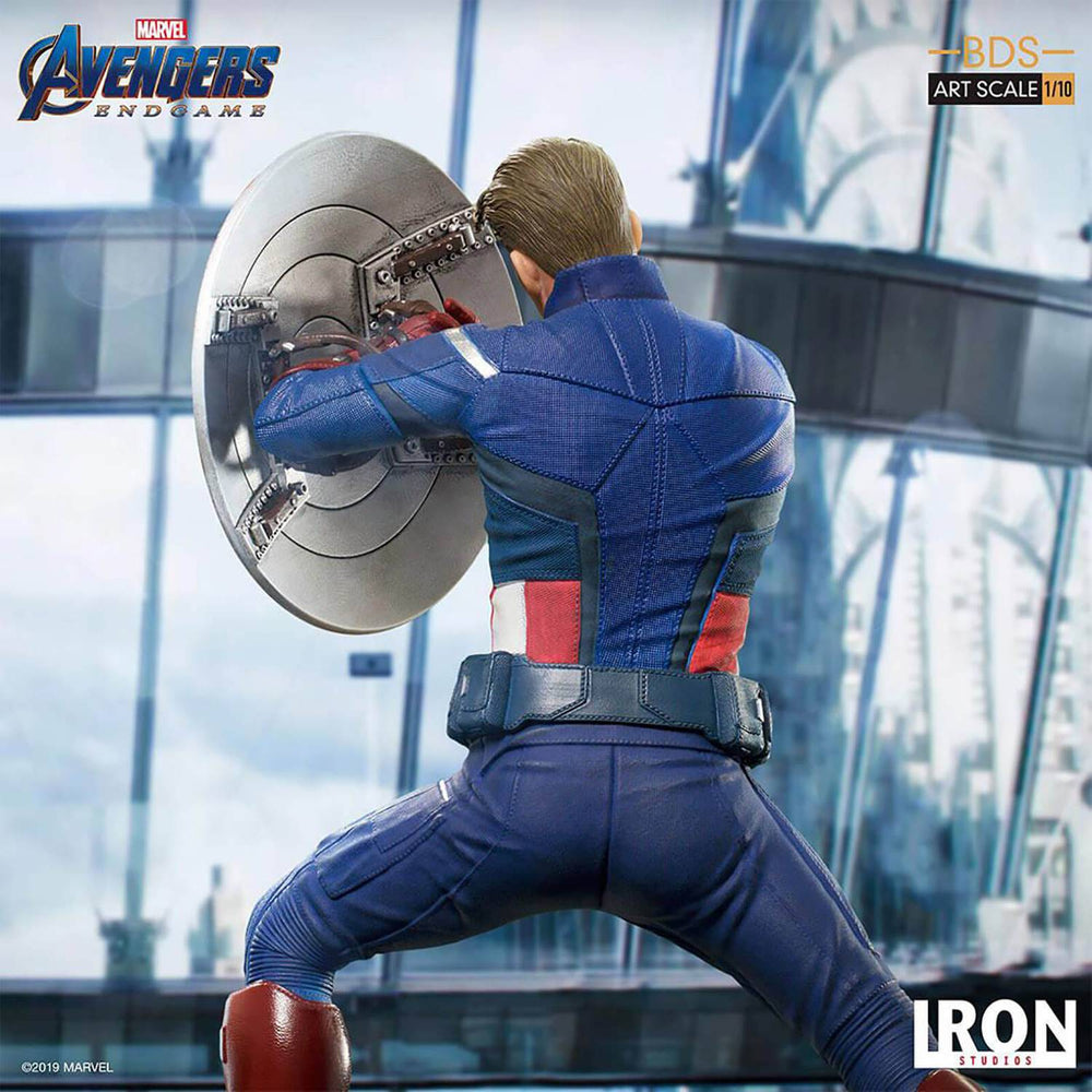 Iron Studios Avengers: Endgame BDS Art Scale Statue 1-10 Captain America, Infinity Collectables