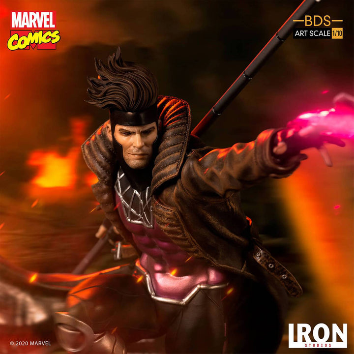 Iron Studios Marvel Comics BDS Art Scale Statue 1-10 Gambit 26 cm, Infinity Collectables