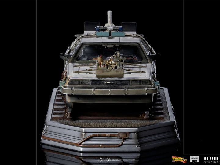 Iron Studios Back to the Future III Art Scale Statue 1-10 DeLorean, Infinity Collectables