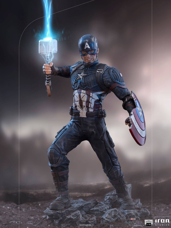 Iron Studios The Infinity Saga BDS Art Scale Statue 1/10 Captain America - Infinity Collectables
