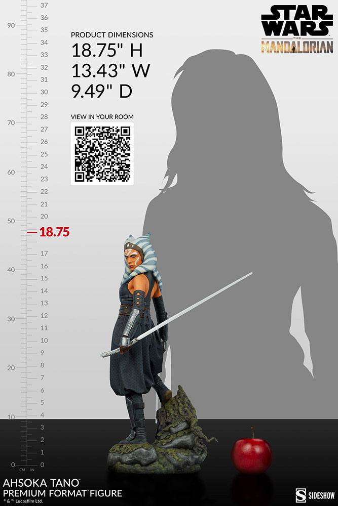 Sideshow Star Wars The Mandalorian Premium Format Figure Ahsoka Tano - Infinity Collectables