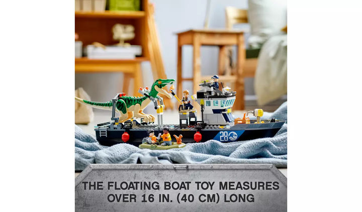 LEGO 76942  Jurassic World Baryonyx Dinosaur Boat Escape, Infinity Collectables