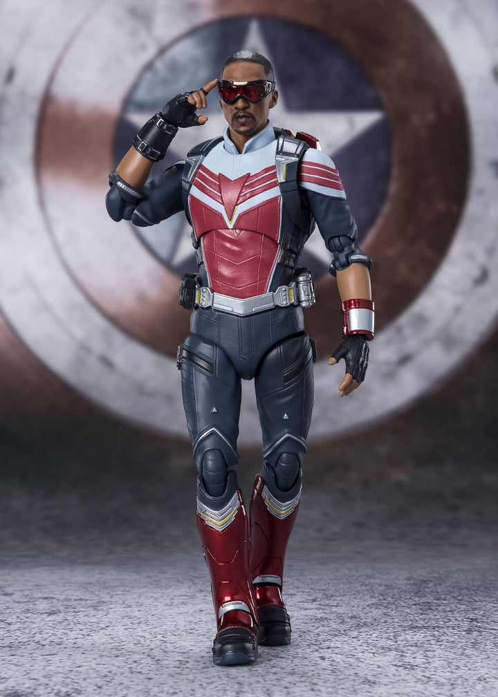 The Falcon and the Winter Soldier S.H. Figuarts Falcon Action Figure, Infinity Collectables