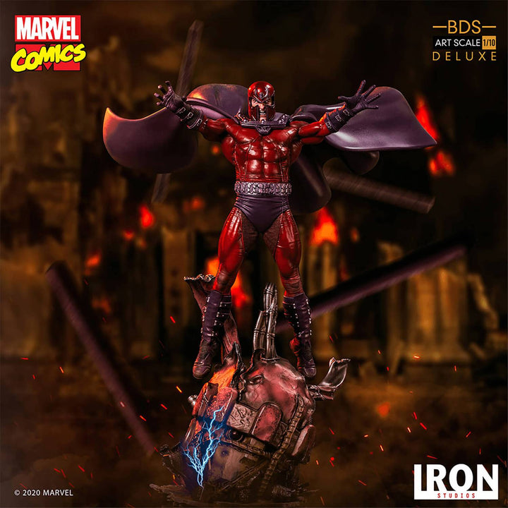 Iron Studios Marvel Comics BDS Art Scale Statue 1-10 Magneto 31 cm, Infinity Collectables