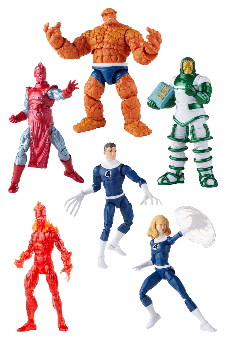 Marvel Legends Retro Collection Fantastic Four Complete Bundle (6), Infinity Collectables