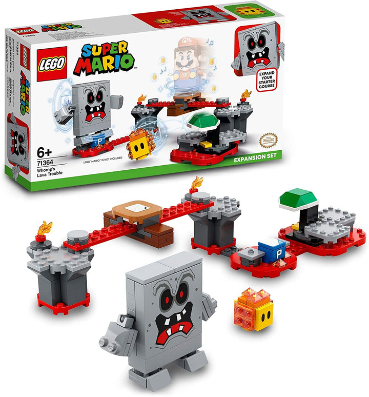 LEGO 71364 Super Mario Whomp's Lava Trouble Expansion Set, Infinity Collectables