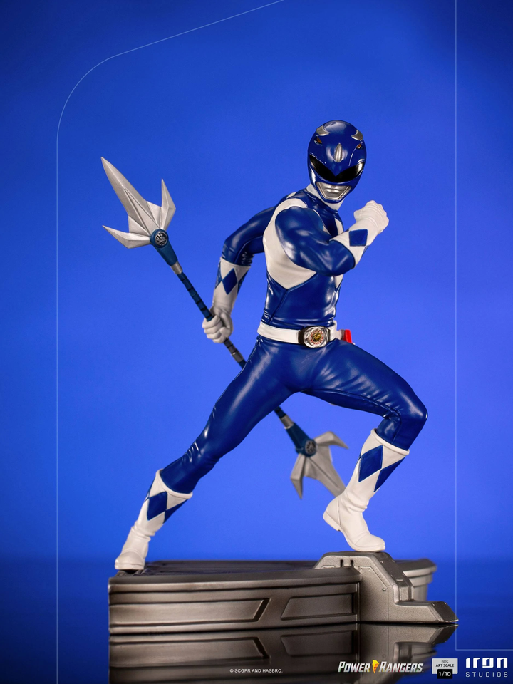 Iron Studios Power Rangers BDS Art Scale Statue 1-10 Blue Ranger, Infinity Collectables