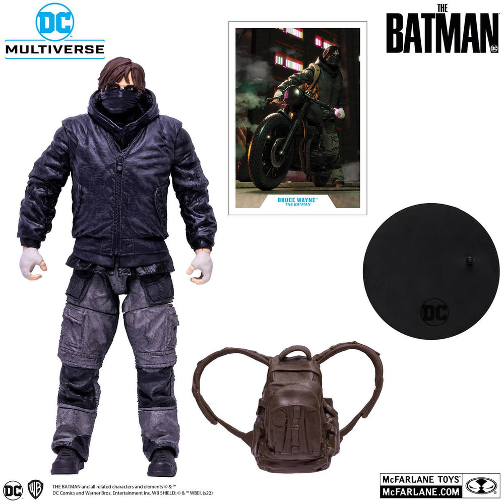 McFarlane DC Multiverse The Batman 7" Action Figure - Bruce Wayne (Drifter), Infinity Collectables