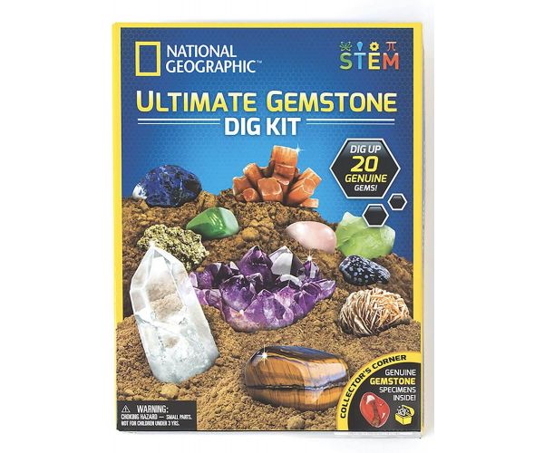 National Geographic Ultimate Gemstone Dig Kit, Infinity Collectables
