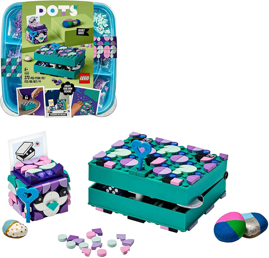 LEGO 41925 DOTS Secret Boxes Jewellery Box Set, Infinity Collectables