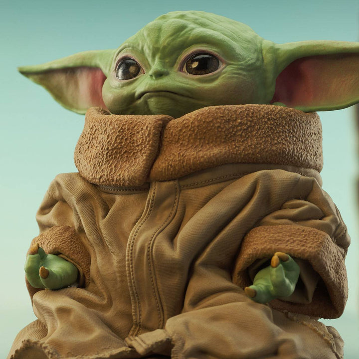 Star Wars: The Mandalorian - Grogu on Seeing Stone Milestone Statue, Infinity Collectables , Uncategorized