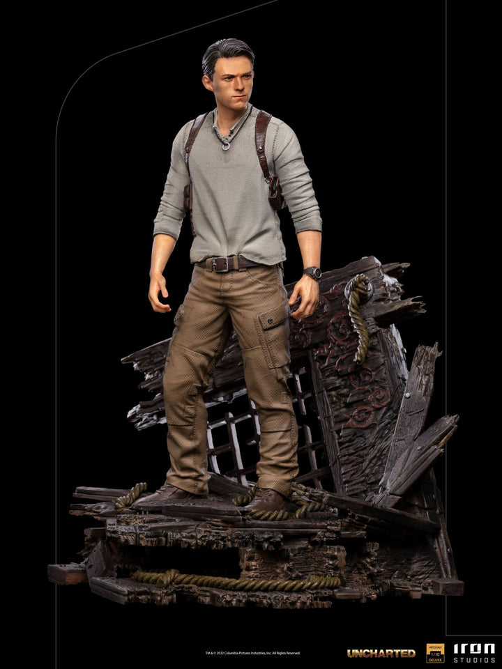 Iron Studios 1-10 BDS Deluxe Art Scale Statue Uncharted Nathan Drake, Infinity Collectables
