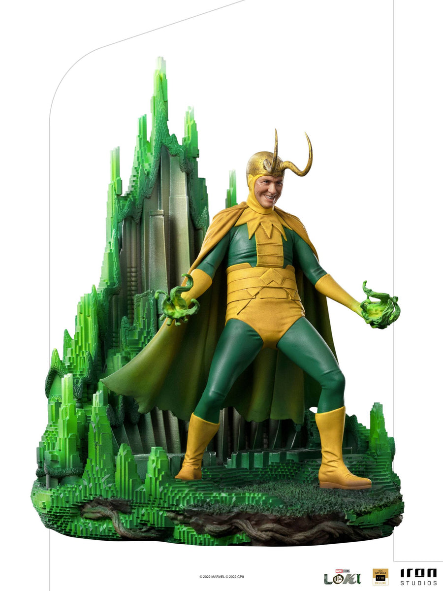Iron Studios Loki Deluxe Art Scale Statue 1-10 Classic Loki Variant - Infinity Collectables
