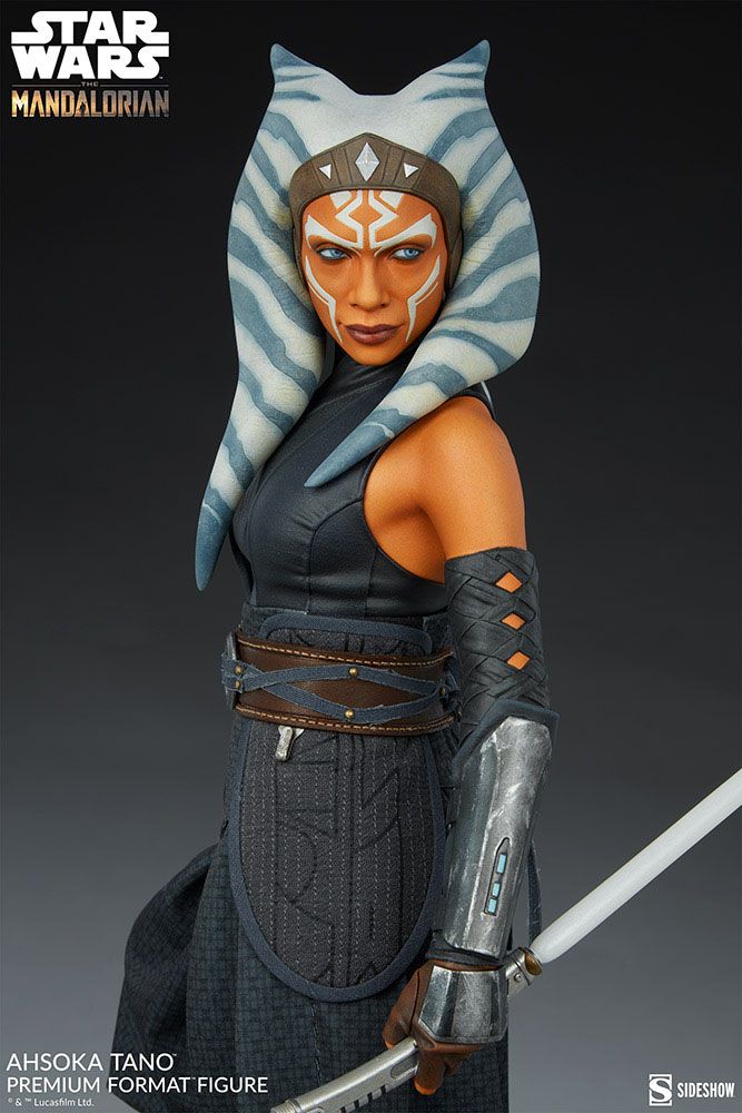 Sideshow Star Wars The Mandalorian Premium Format Figure Ahsoka Tano - Infinity Collectables