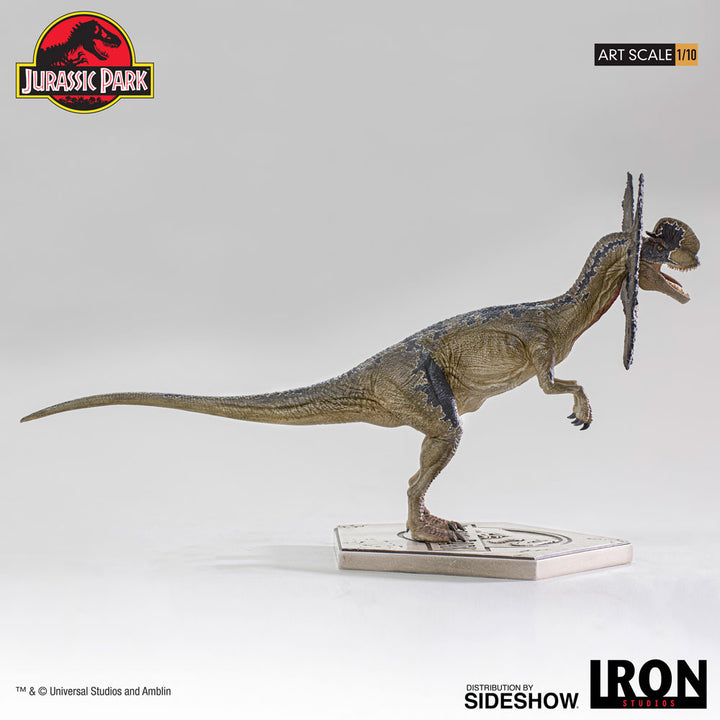 Iron Studios Jurassic Park Dilophosaurus 1/10 Art Scale, Infinity Collectables