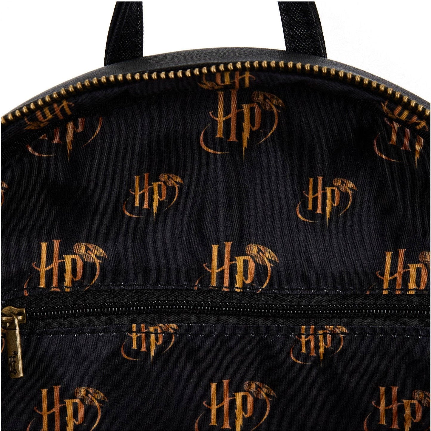 Loungefly Harry Potter Trilogy Triple Pocket Backpack, Infinity Collectables