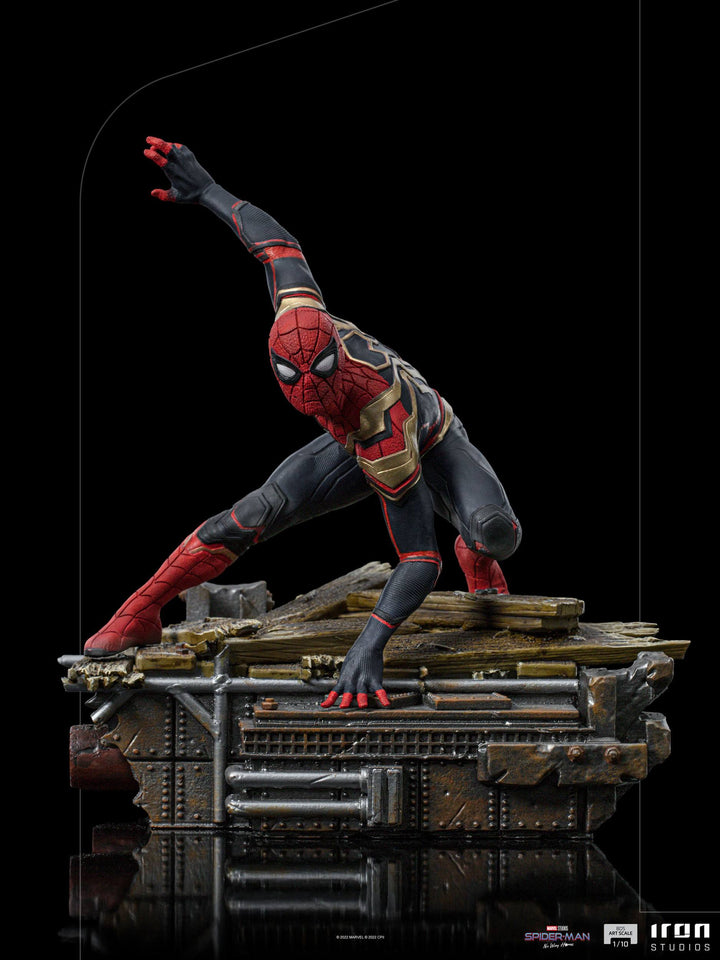 Iron Studios Spider-Man No Way Home Deluxe Statue 1/10 Scale Spider-Man Peter #1 - Infinity Collectables