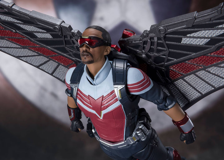 The Falcon and the Winter Soldier S.H. Figuarts Falcon Action Figure, Infinity Collectables