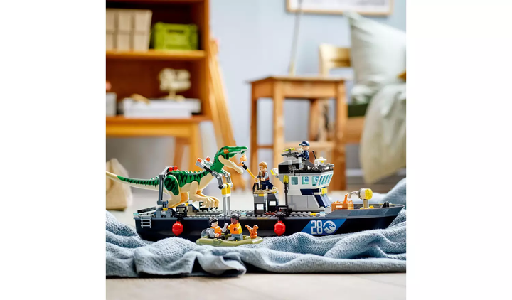 LEGO 76942  Jurassic World Baryonyx Dinosaur Boat Escape, Infinity Collectables