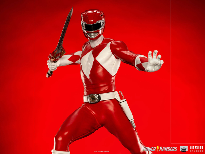 Iron Studios Power Rangers BDS Art Scale Statue 1-10 Red Ranger, Infinity Collectables