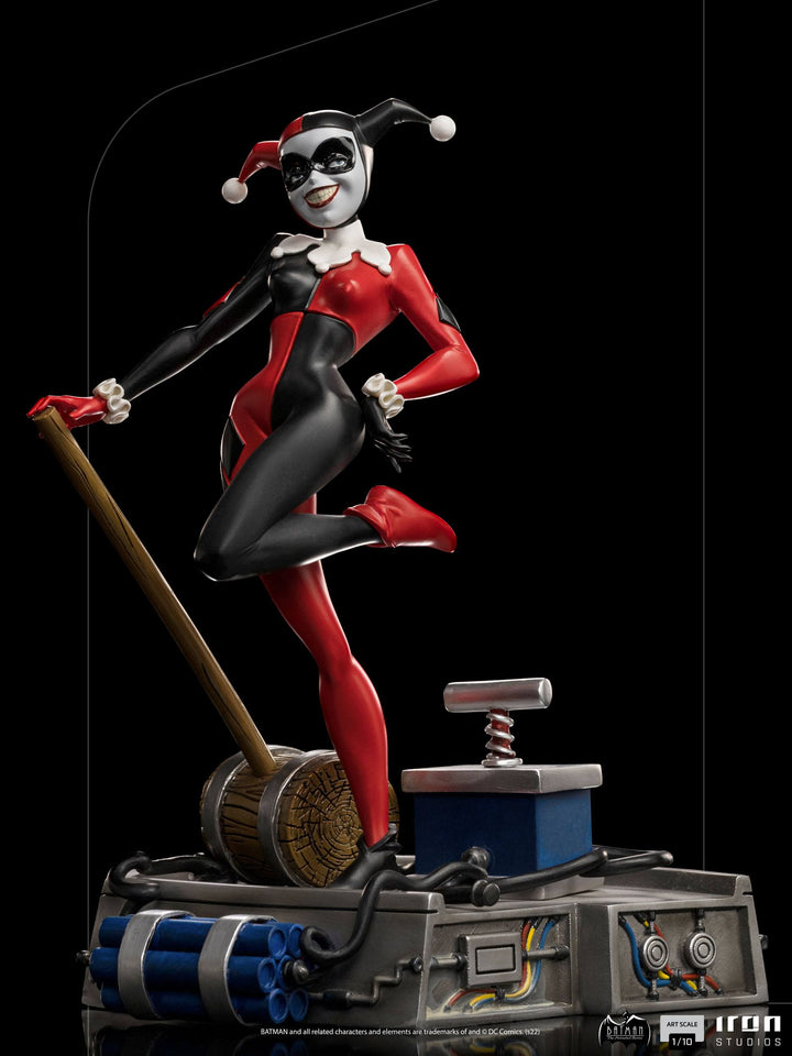 Iron Studios DC Batman The Animated Series Art Scale Statue 1-10 Harley Quinn, Infinity Collectables