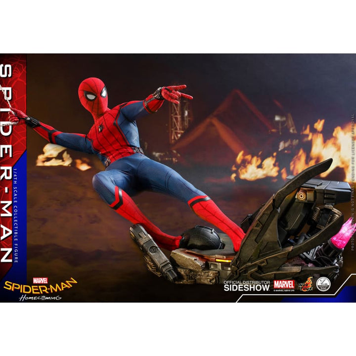 Hot Toys Spider-Man Homecoming 1/4 Scale Figure Spider-Man - Infinity Collectables