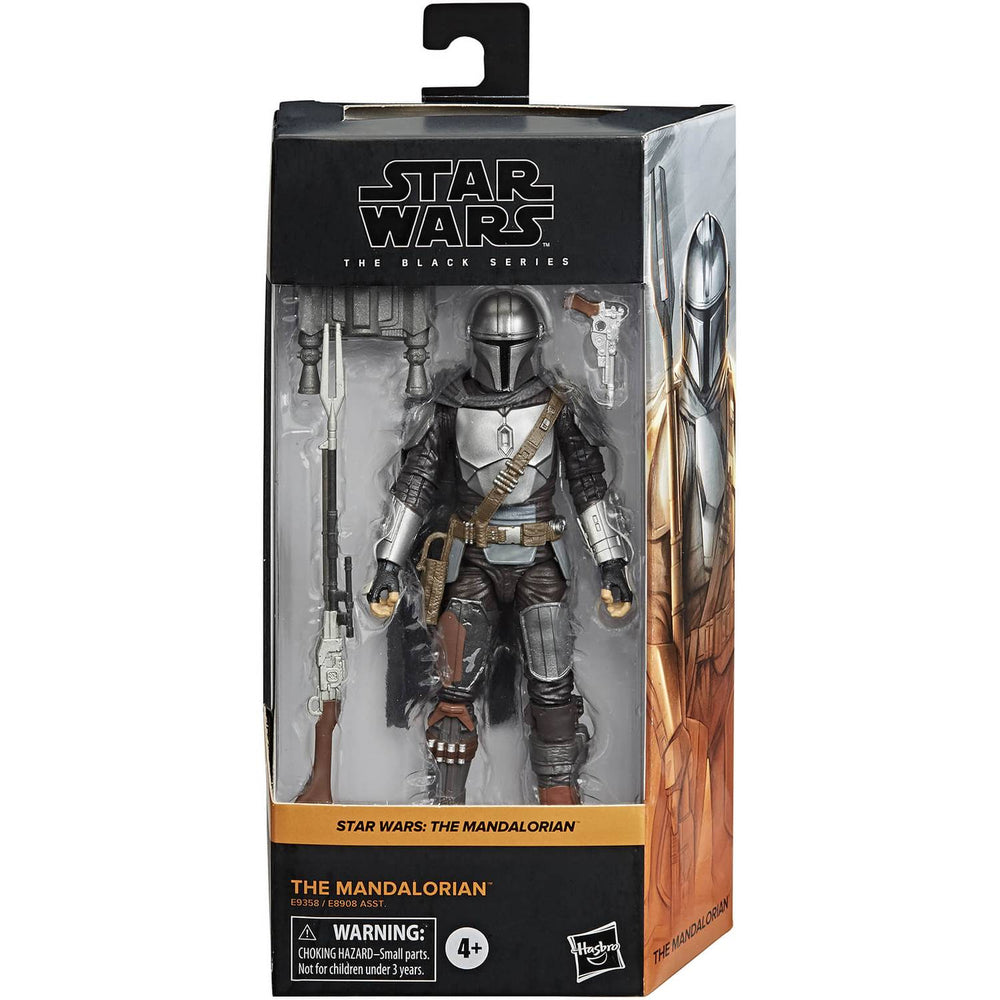 Star Wars The Black Series The Mandalorian (Beskar Armor) 6" Action Figure, Infinity Collectables