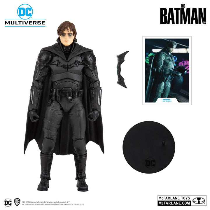 McFarlane DC Comics The Batman Movie Batman Unmasked 7-Inch Scale Action Figure, Infinity Collectables