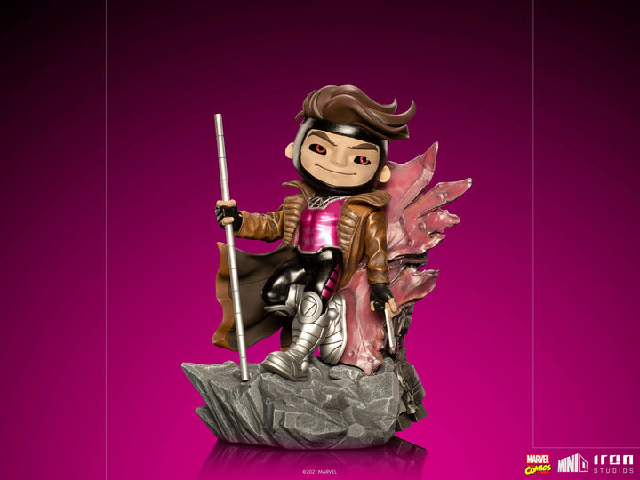 Iron Studios Marvel Comics Mini Co. Deluxe PVC Figure Gambit (X-Men), Infinity Collectables