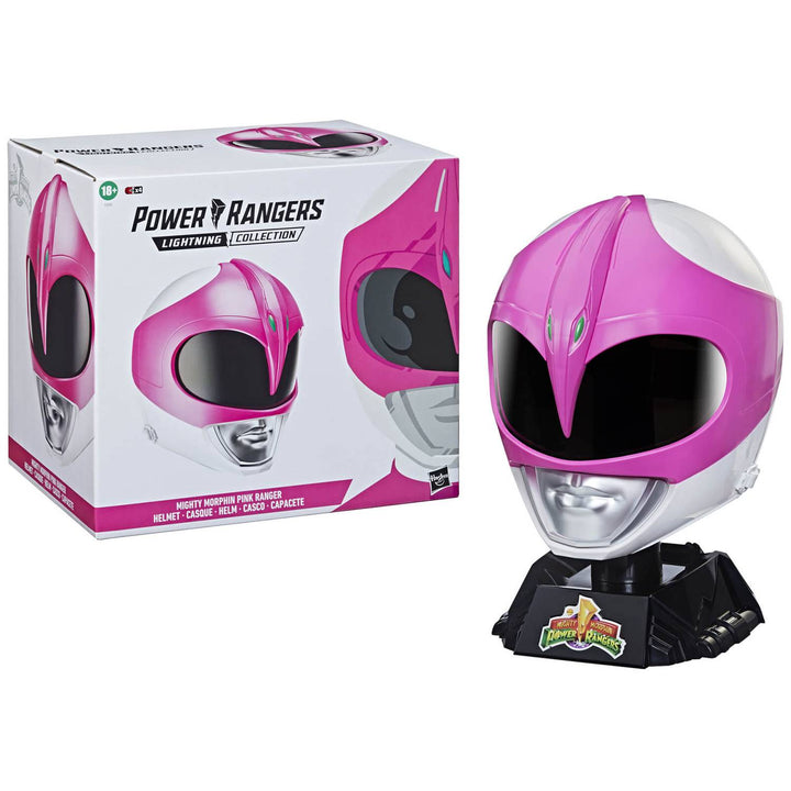 Power Rangers Lightning Collection Mighty Morphin Pink Helmet, Infinity Collectables
