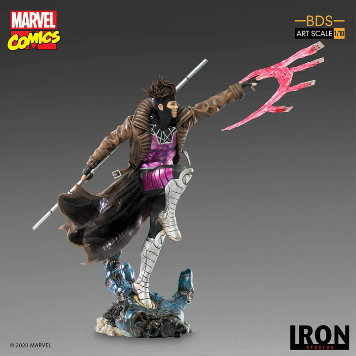 Iron Studios Marvel Comics BDS Art Scale Statue 1-10 Gambit 26 cm, Infinity Collectables