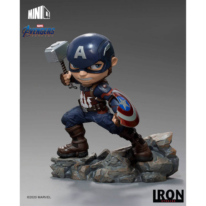 Iron Studios Marvel Avengers Endgame Mini Co. Figure Captain America, Infinity Collectables