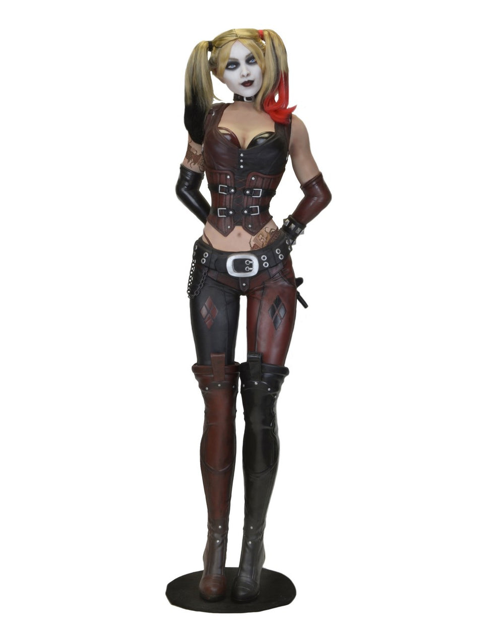 NECA Batman Arkham City Life Size Harley Quinn Foam Replica - Infinity Collectables