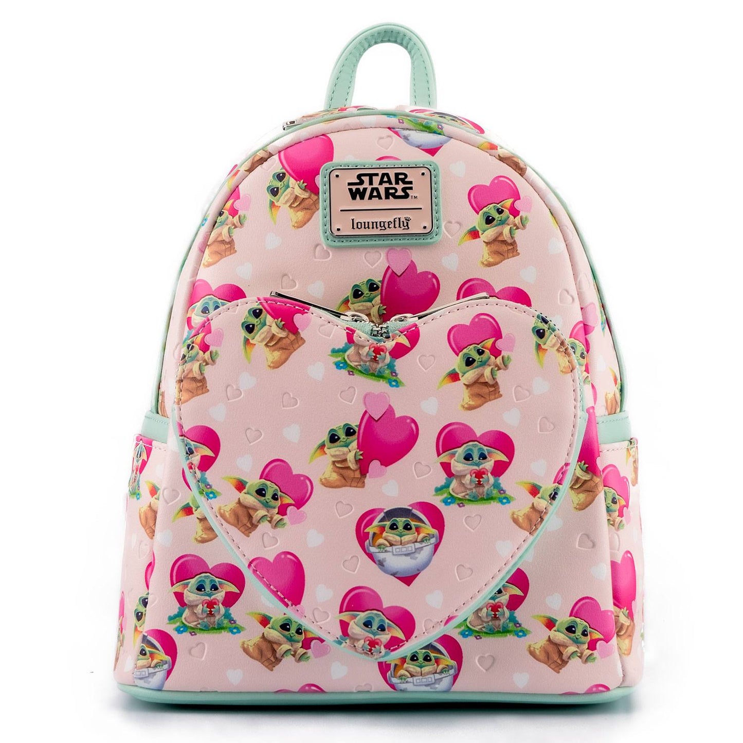 Loungefly Star Wars The Mandalorian Grogu Valentines Backpack - Infinity Collectables