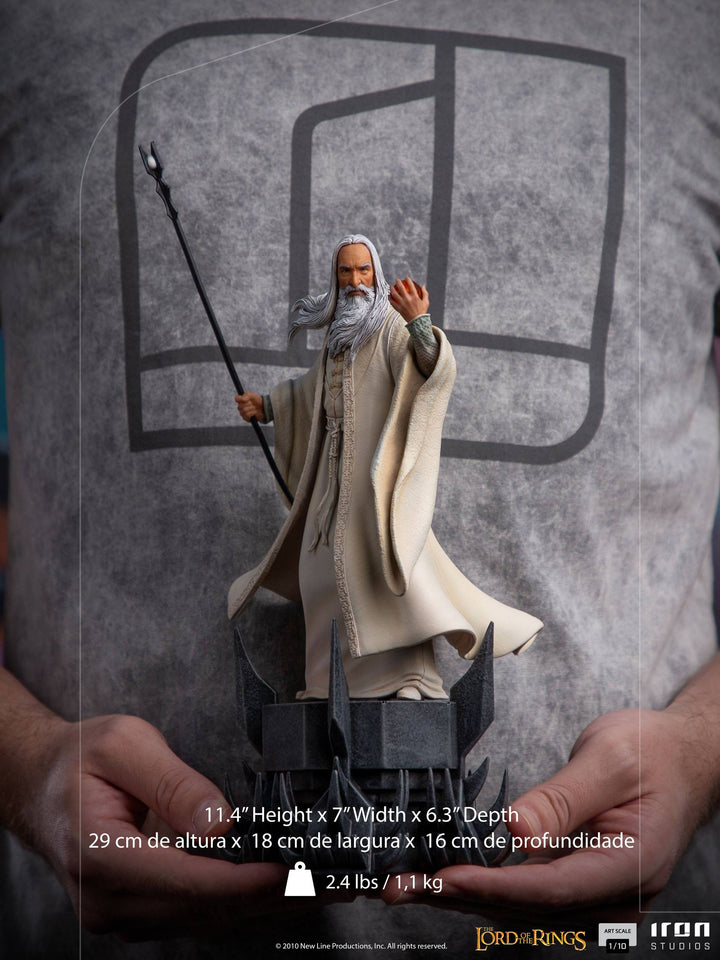 Iron Studios BDS Art Scale Statue 1-10  Scale Lord Of The Rings Saruman, Infinity Collectables