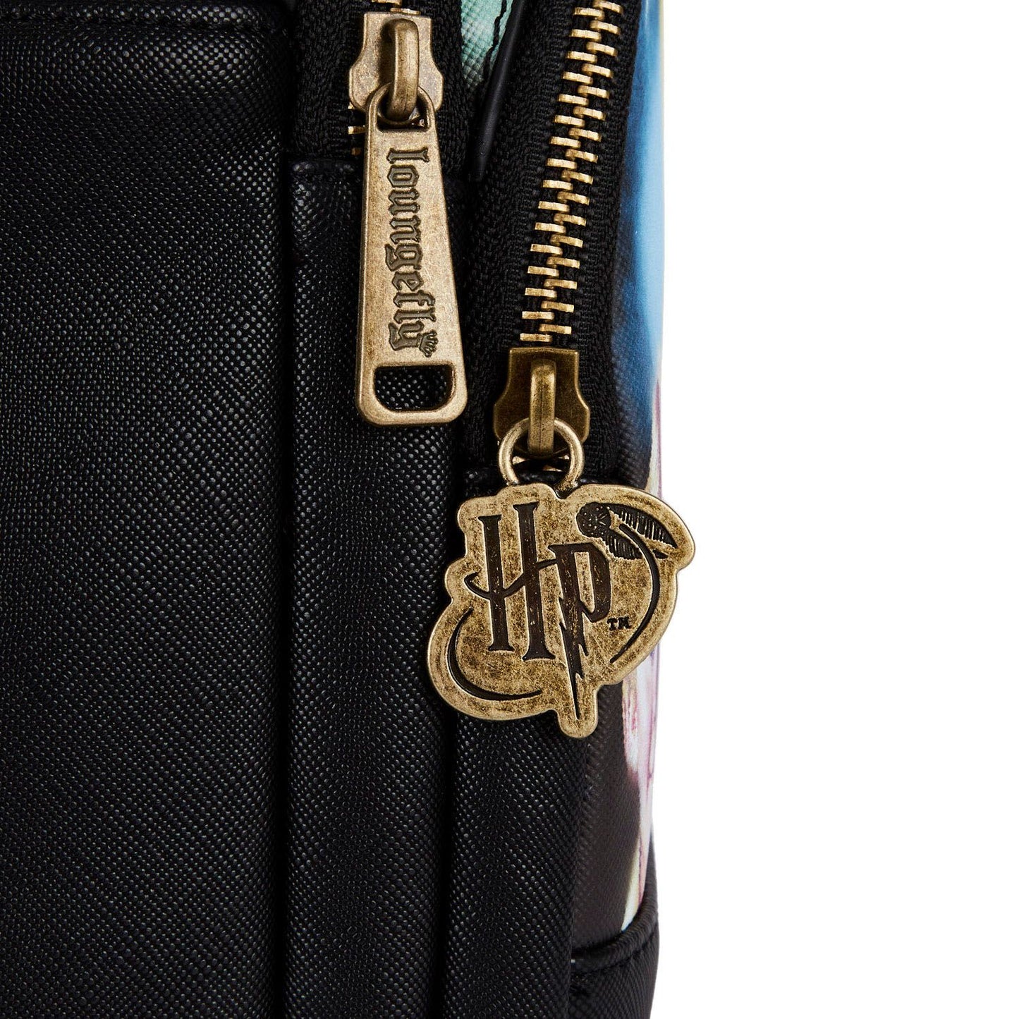 Loungefly Harry Potter Trilogy Triple Pocket Backpack, Infinity Collectables