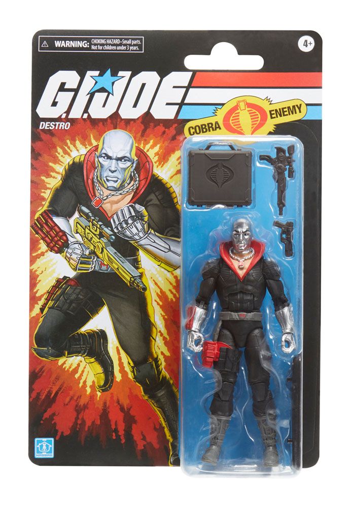 G.I. Joe Classified Series Retro Destro 6" Action Figure, Infinity Collectables