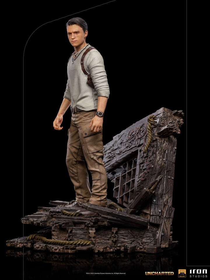 Iron Studios 1-10 BDS Deluxe Art Scale Statue Uncharted Nathan Drake, Infinity Collectables