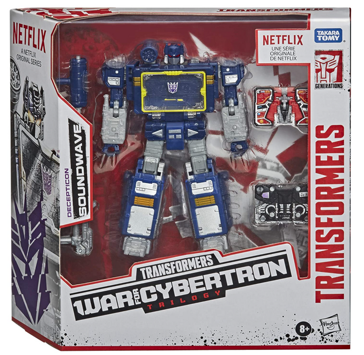 Soundwave Transformers War for Cybertron Battle 3-Pack Collectible Action Figure, Infinity Collectables