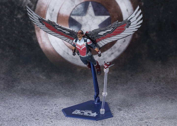 The Falcon and the Winter Soldier S.H. Figuarts Falcon Action Figure, Infinity Collectables