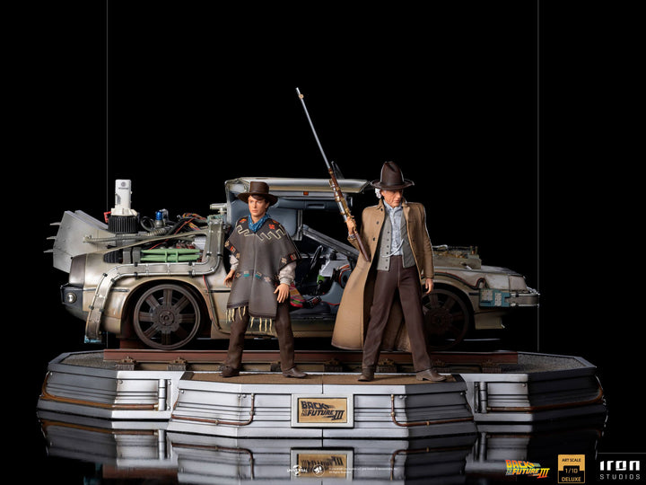 Iron Studios Back to the Future III Art Scale Statues 1-10 Full Set Deluxe, Infinity Collectables